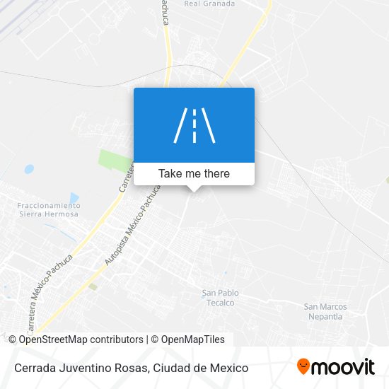 Mapa de Cerrada Juventino Rosas