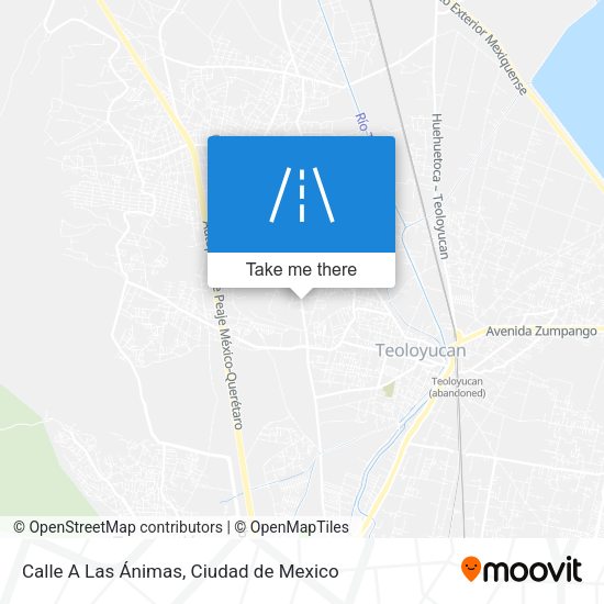 Calle A Las Ánimas map