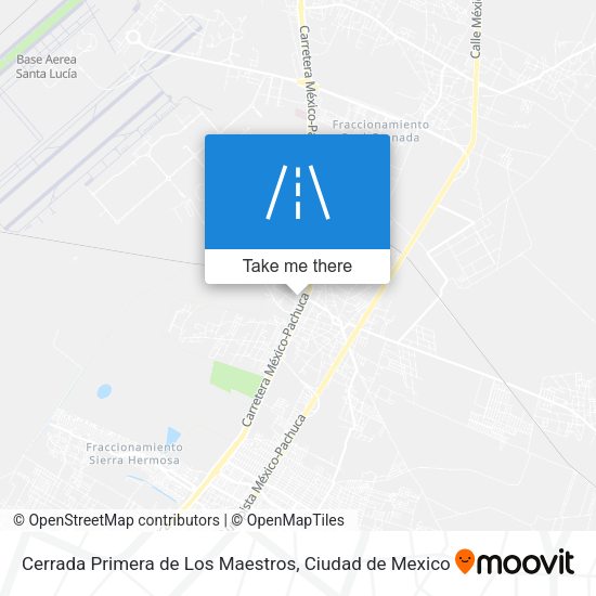 Cerrada Primera de Los Maestros map
