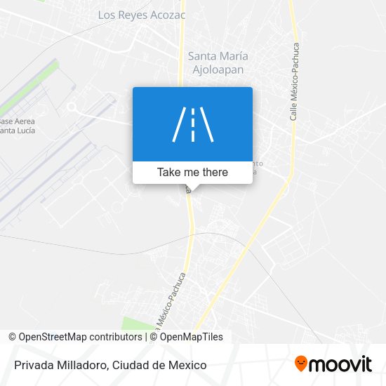 Privada Milladoro map