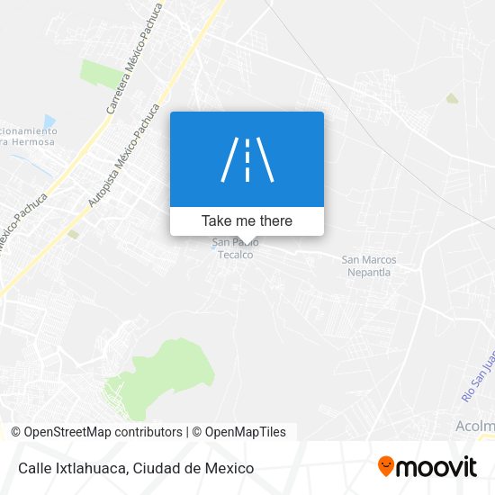 Calle Ixtlahuaca map