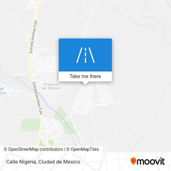 Calle Nigeria map