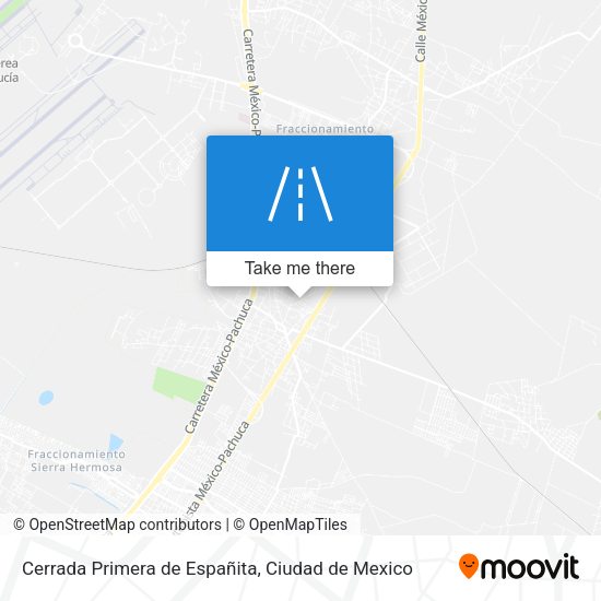 Cerrada Primera de Españita map