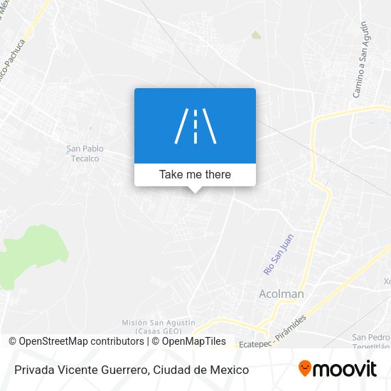 Mapa de Privada Vicente Guerrero