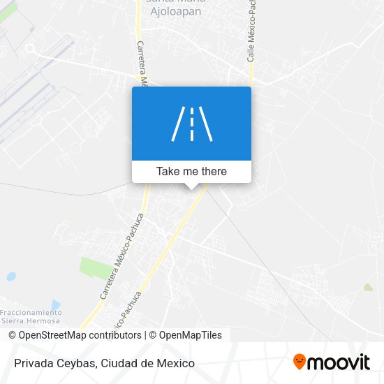 Privada Ceybas map