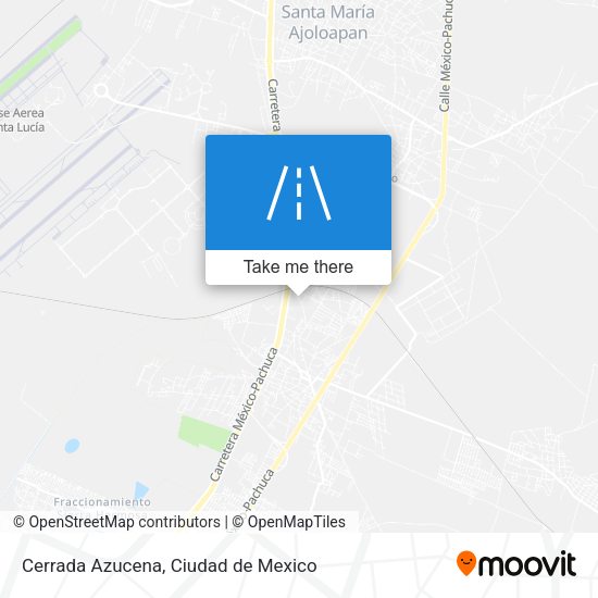 Mapa de Cerrada Azucena