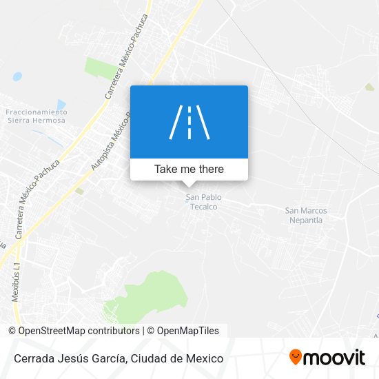 Cerrada Jesús García map
