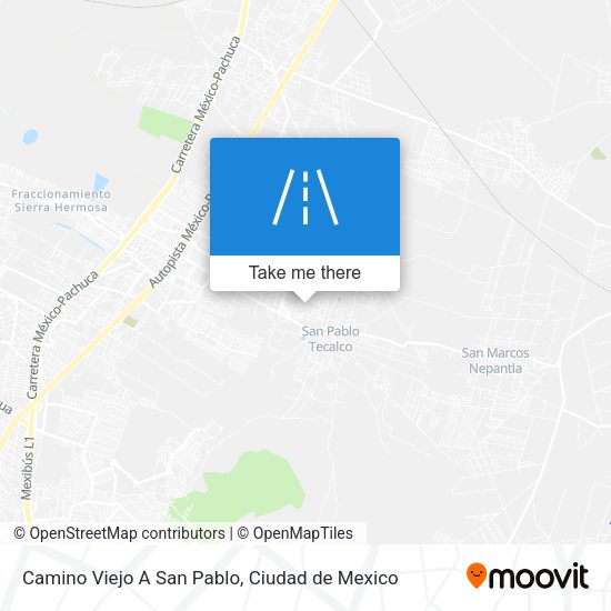 Mapa de Camino Viejo A San Pablo