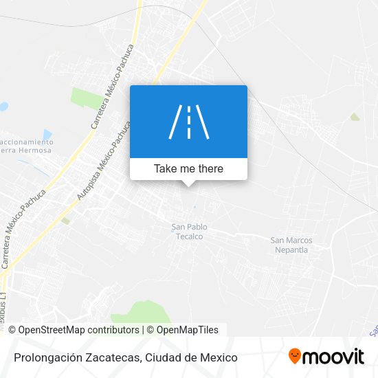 Prolongación Zacatecas map