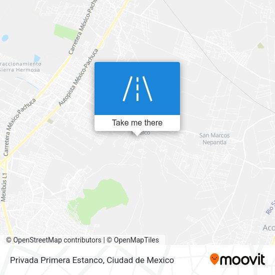 Mapa de Privada Primera Estanco