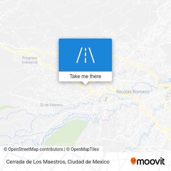 Cerrada de Los Maestros map