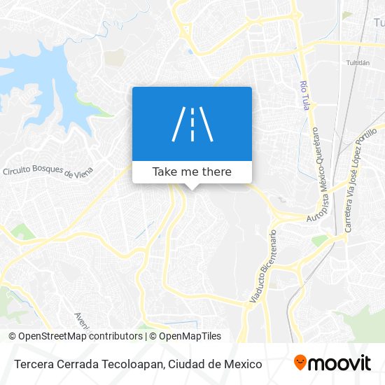 Tercera Cerrada Tecoloapan map