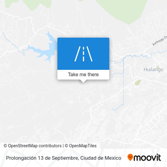 Prolongación 13 de Septiembre map