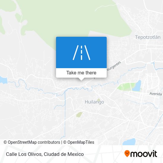 Calle Los Olivos map