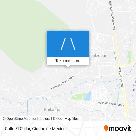 Mapa de Calle El Chilar