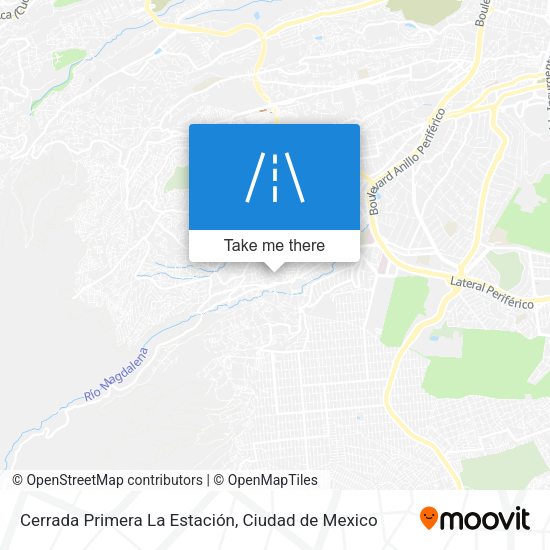 Cerrada Primera La Estación map