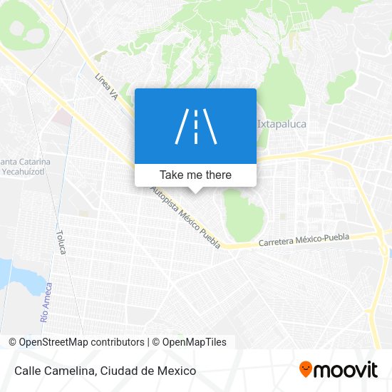 Mapa de Calle Camelina
