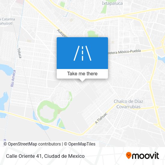 Calle Oriente 41 map