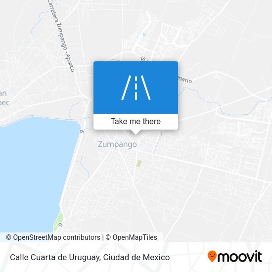 Mapa de Calle Cuarta de Uruguay