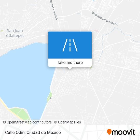 Mapa de Calle Odín