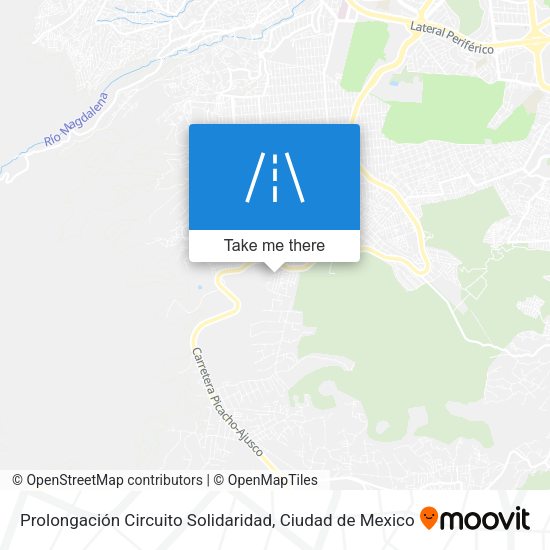 Mapa de Prolongación Circuito Solidaridad
