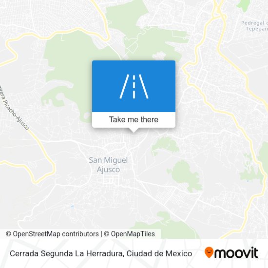 Cerrada Segunda La Herradura map