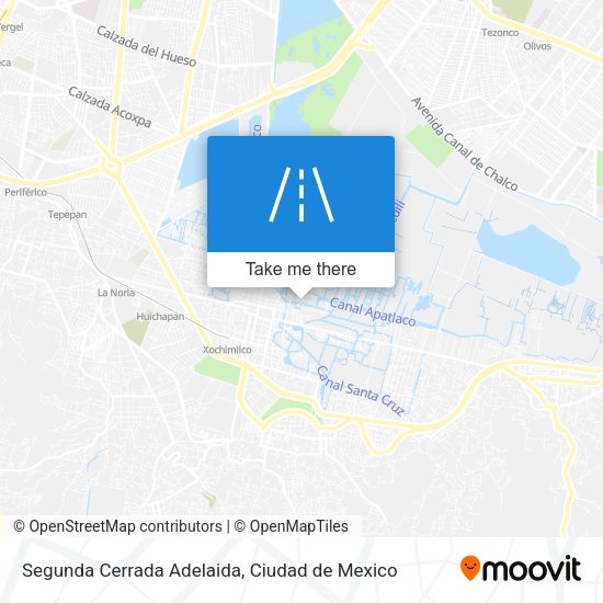Segunda Cerrada Adelaida map