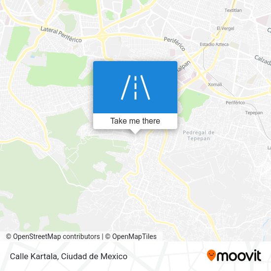 Calle Kartala map