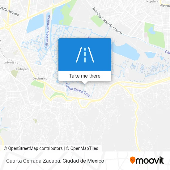 Cuarta Cerrada Zacapa map