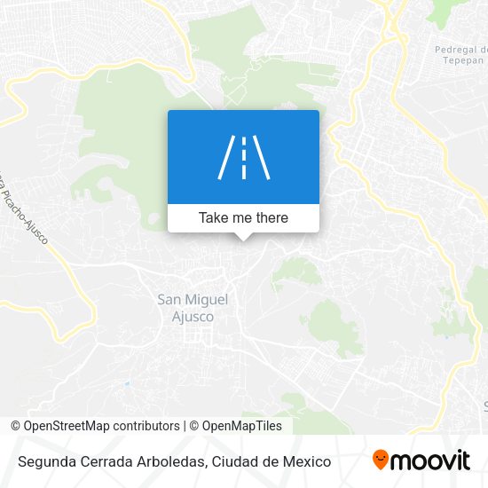 Mapa de Segunda Cerrada Arboledas