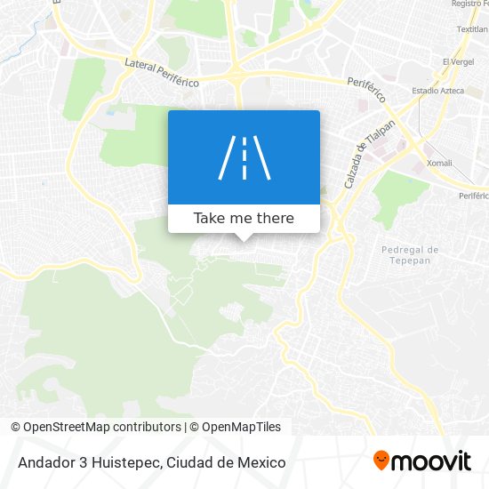 Andador 3 Huistepec map