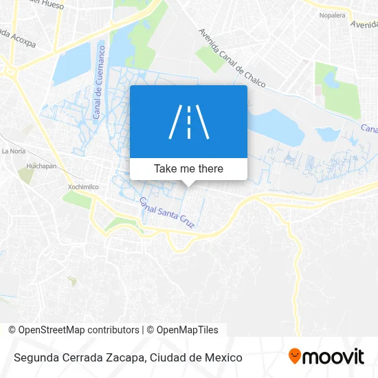 Segunda Cerrada Zacapa map