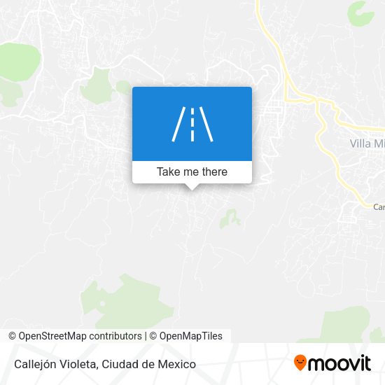 Callejón Violeta map