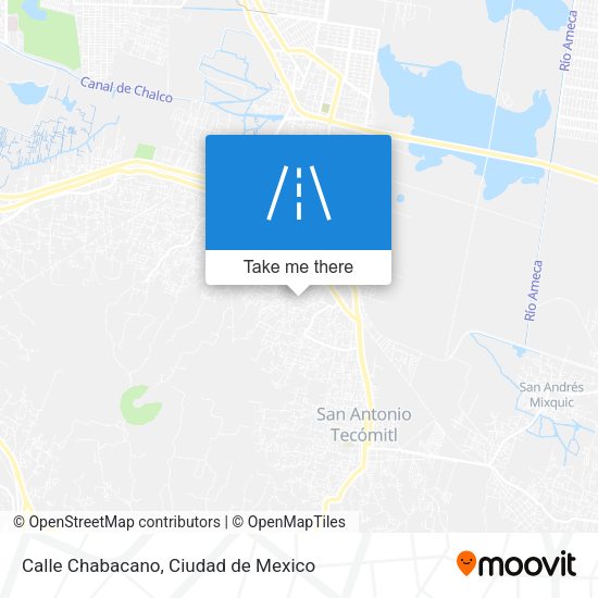 Mapa de Calle Chabacano