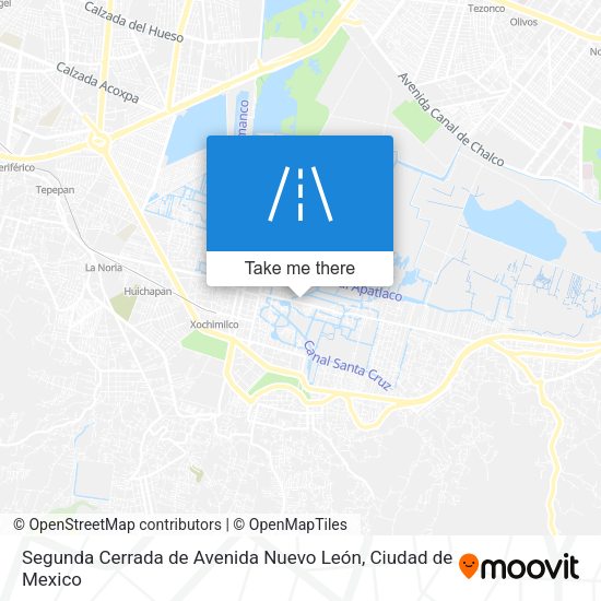 Segunda Cerrada de Avenida Nuevo León map