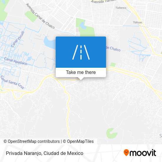 Privada Naranjo map