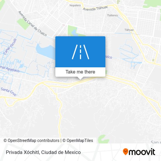 Privada Xóchitl map