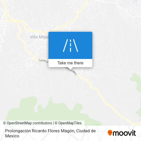 Mapa de Prolongación Ricardo Flores Magón