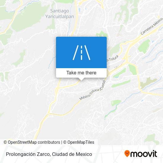 Prolongación Zarco map