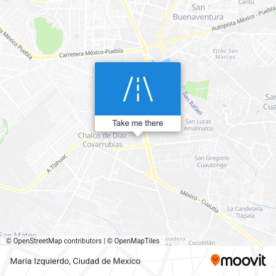 Mapa de María Izquierdo