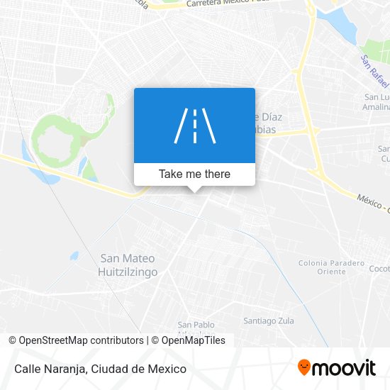 Calle Naranja map