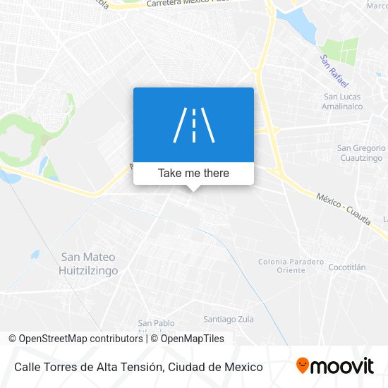 Calle Torres de Alta Tensión map