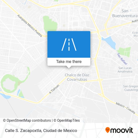 Calle S. Zacapoxtla map