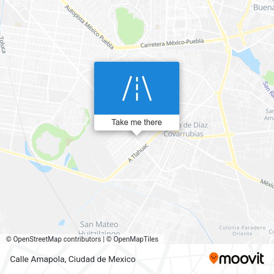 Calle Amapola map