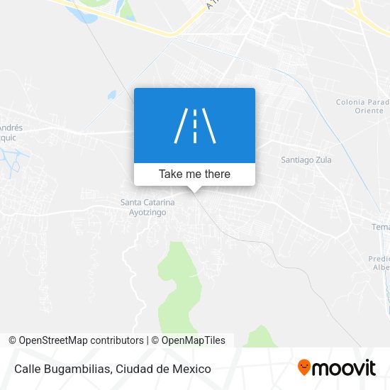 Calle Bugambilias map