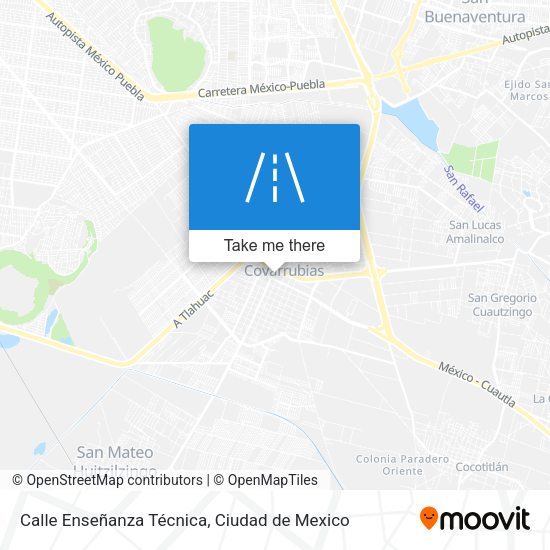Calle Enseñanza Técnica map