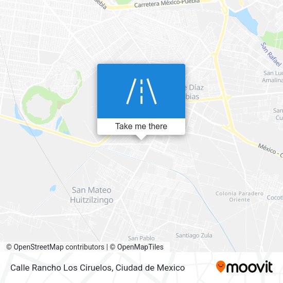 Mapa de Calle Rancho Los Ciruelos