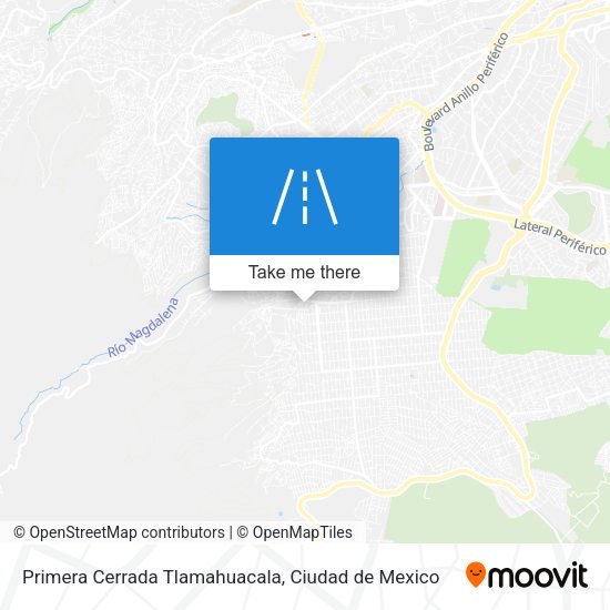Primera Cerrada Tlamahuacala map