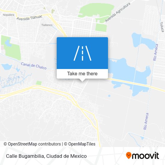 Calle Bugambilia map