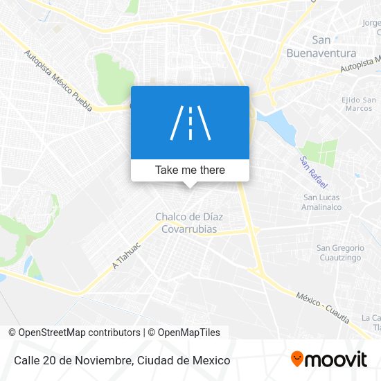 Calle 20 de Noviembre map